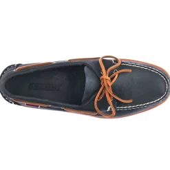 Docksides Portland Crazy H - Navy Blue & Brown