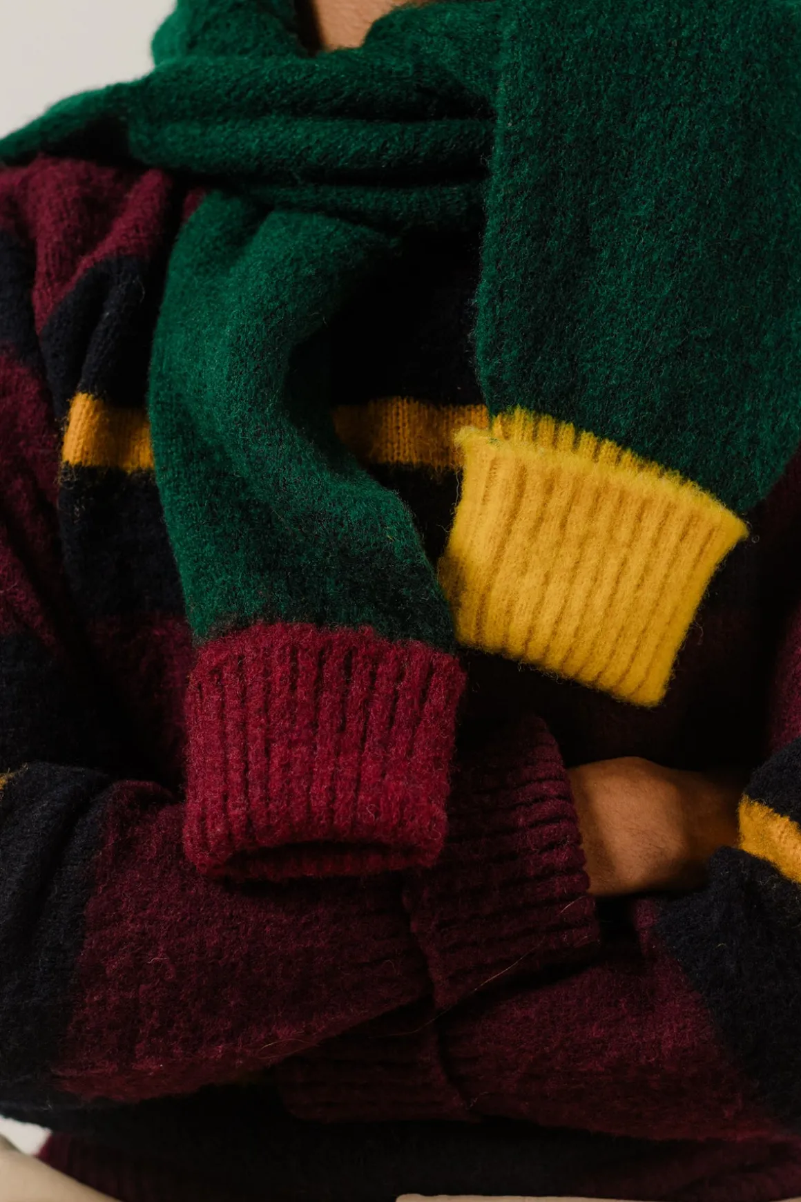 J. Press Shaggy Dog Sweater - Green