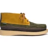 Miwak Suede Canoe Moc - Cognac & Mustard & Dark Green & Dark Brown