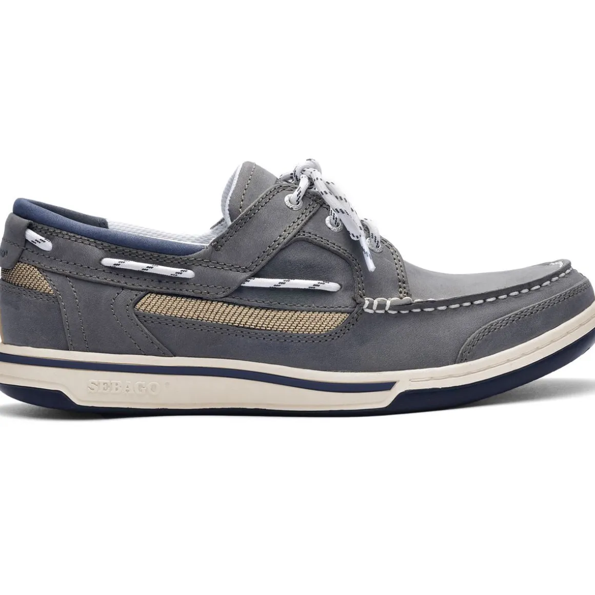 Triton Three Eyelets Nubuck - Slate & Taupe